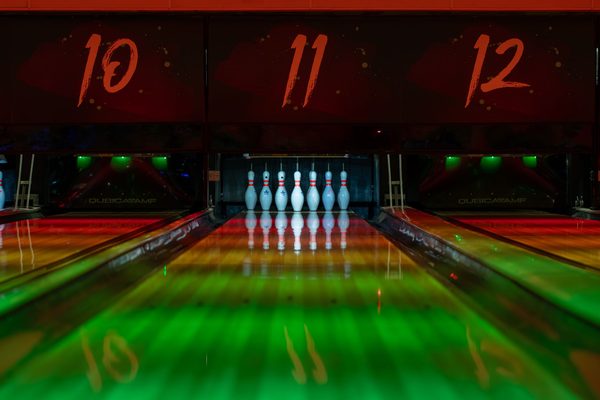 Neon-lit glow lanes like those at Genting and Kuantan bowling alleys in Pahang